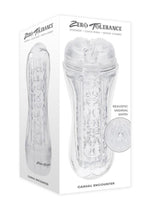 Load image into Gallery viewer, Zero Tolerance Casual Encounter Beaded Pussy Stroker with Vibrating C-Ring - Clear

