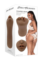 Load image into Gallery viewer, Zero Tolerance Channel Heart Movie Download with Realistic Kiss and Tell Stroker - Chocolate
