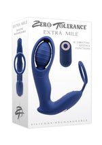 Load image into Gallery viewer, Zero Tolerance Extra Mile Rechargeable Silicone C-Ring Double Motor Vibrator with Remote Control - Blue
