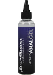 Zero Tolerance Hybrid Anal Gel Water and Silicone Based Extra Thick Density Lubricant - 4oz