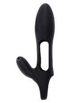 Load image into Gallery viewer, Zero Tolerance Nautilus Rechargeable Silicone Dual Cock Ring - Black