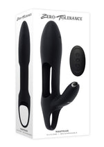 Load image into Gallery viewer, Zero Tolerance Nautilus Rechargeable Silicone Dual Cock Ring - Black