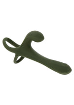 Load image into Gallery viewer, Zero Tolerance Strap Tap and Go Rechargeable Silicone Strapless Strap-On - Green
