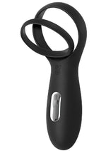 Load image into Gallery viewer, Zero Tolerance The Rechargeable Silicone Torpedo Vibrating Cock Ring - Black
