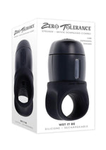 Load image into Gallery viewer, Zero Tolerance Wet It Be Rechargeable Silicone Self Lubricating Stroker - Black