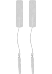 Zeus Electrosex Adhesive Penis-Pads - White - 2 Pack