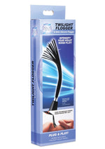 Load image into Gallery viewer, Zeus Electrosex Twilight E-Stim Silicone Flogger - Black
