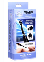 Load image into Gallery viewer, Zeus Electrosex Twilight Trident E-Stim Attachment - Black
