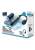 Load image into Gallery viewer, ZOLO Pump and Pleasure - Black/Clear - Set
