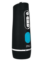 Load image into Gallery viewer, ZOLO Blow Master Rechargeable Silicone Masturbator - Black/Blue
