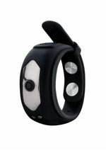 Load image into Gallery viewer, ZOLO Fit Rite Adjustable Vibrating Silicone Rechargeable Cock Ring with Snaps