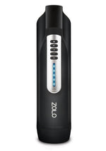 Load image into Gallery viewer, ZOLO Long Stroke Rechargeable Silicone Masturbator - Black
