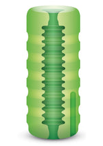 Load image into Gallery viewer, ZOLO Original Stroker Squeezable Vibrating Masturbator with Bullet - Green
