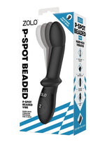 Load image into Gallery viewer, ZOLO P-Spot Beaded Silicone Rechargeable Anal Vibrator - Black
