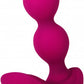 Side angle view of the  Bubble Butt Silicone Inflatable Rechargeable Anal Plug w/ Remote Control from Zero Tolerance.