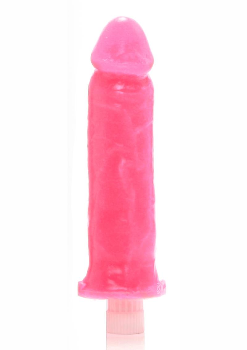 Front view of the finished Clone A Willy (hot pink).