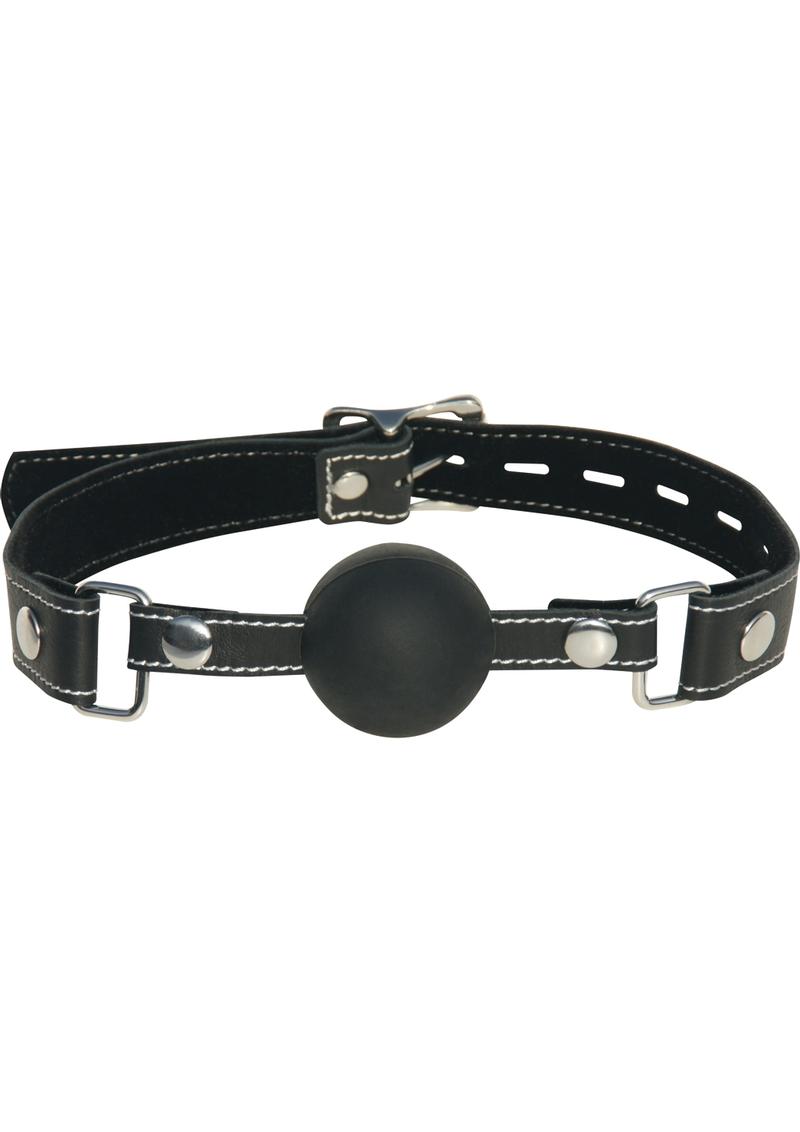 Front facing view of the ball gag.