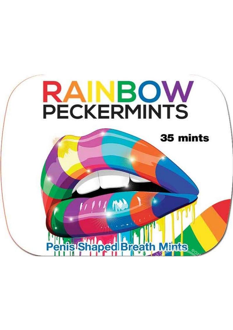 Hott Products Rainbow Peckermints Penis Shaped Breath Mints.