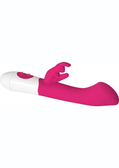 Side angle view of the Adam and Eve Bunny Love Silicone G.