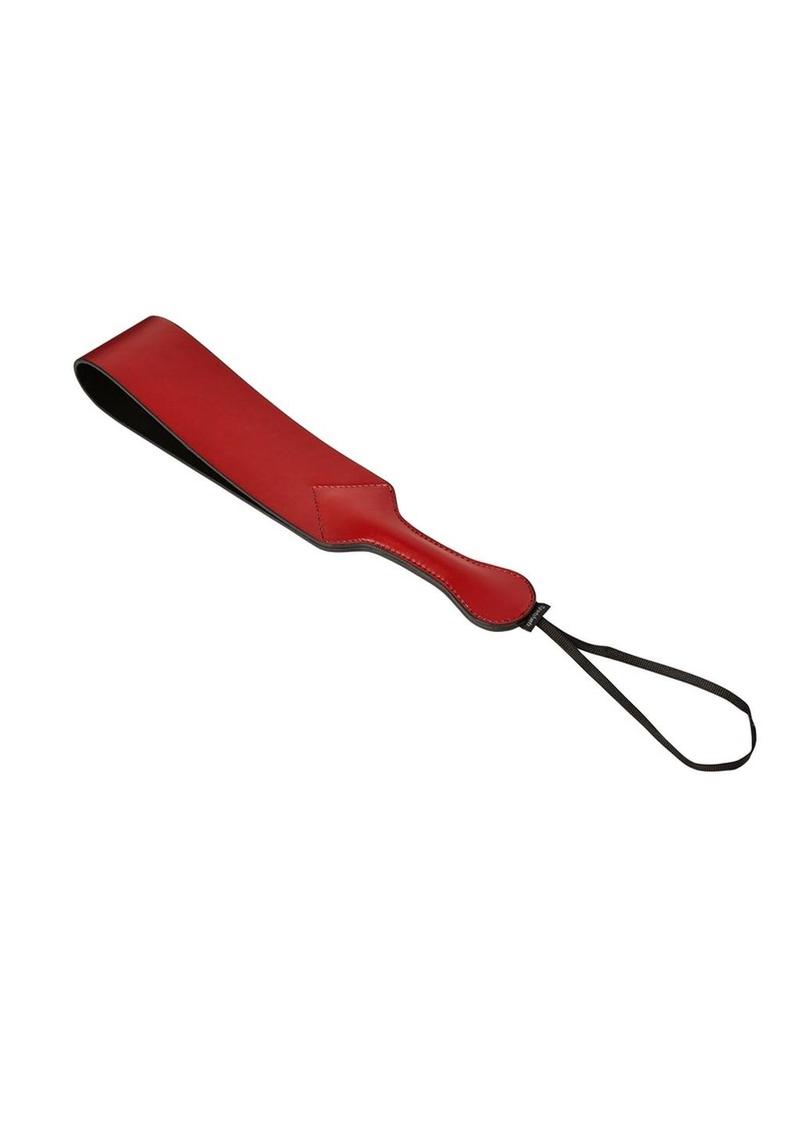 Back side angle view of the Loop Paddle shows the handle and wrist loop.