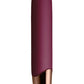 Photo of the Chaiamo Vibrator from Rocks Off (burgundy) shows its sleek design and smooth silicone texture.