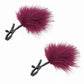 Feather nipple clamps(red).