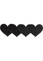 Load image into Gallery viewer, Black heart pasties.
