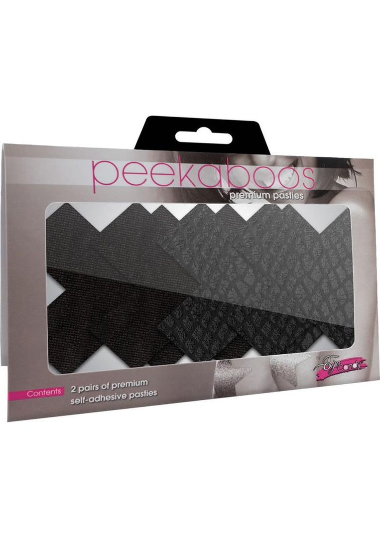 Peekaboo Pasties Classic Black X.