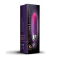Photo of the front of the box for the RO 80mm Color Me Orgasmic Bullet from Rocks Off (purple).