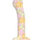 Front view of the collage dildo shows its suction cup base and rounded head.
