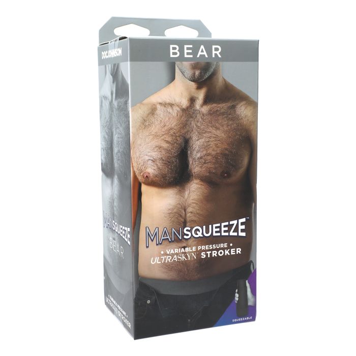 Man Squeeze by Doc Johnson: Bear in its box.