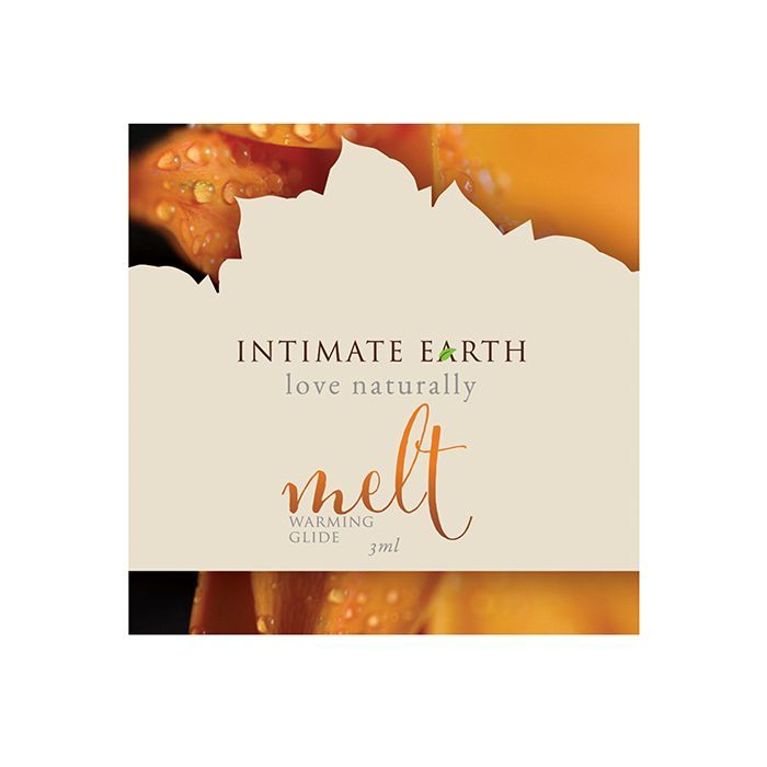 Intimate Earth Melt Warming Glide Lubricant. 3ml Sample Size.