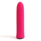 Front view of the bullet showing its petite size (pink).
