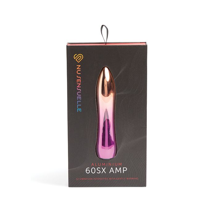 Nu Sensuelle 60SX AMP Bullet in its package (rose gold).