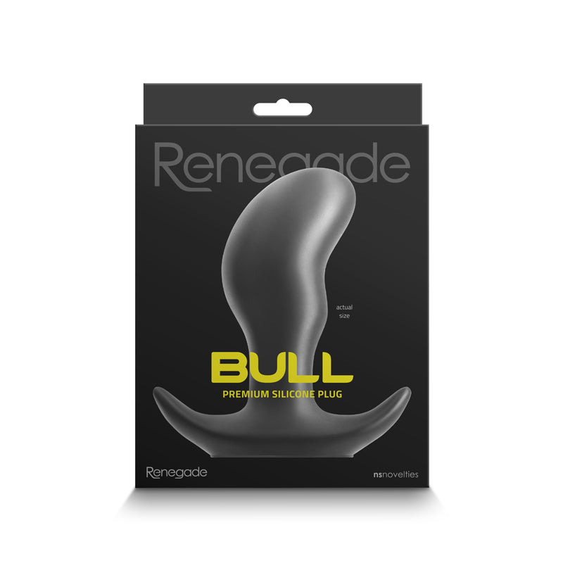 Photo of the front of the box for the Renegade Bull Anal Plug from NS Novelties.