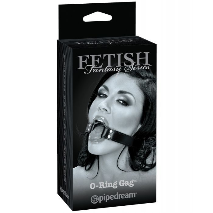 Photo of the front of the box for the Fetish Fantasy Series O-Ring Gag from Pipedreams.