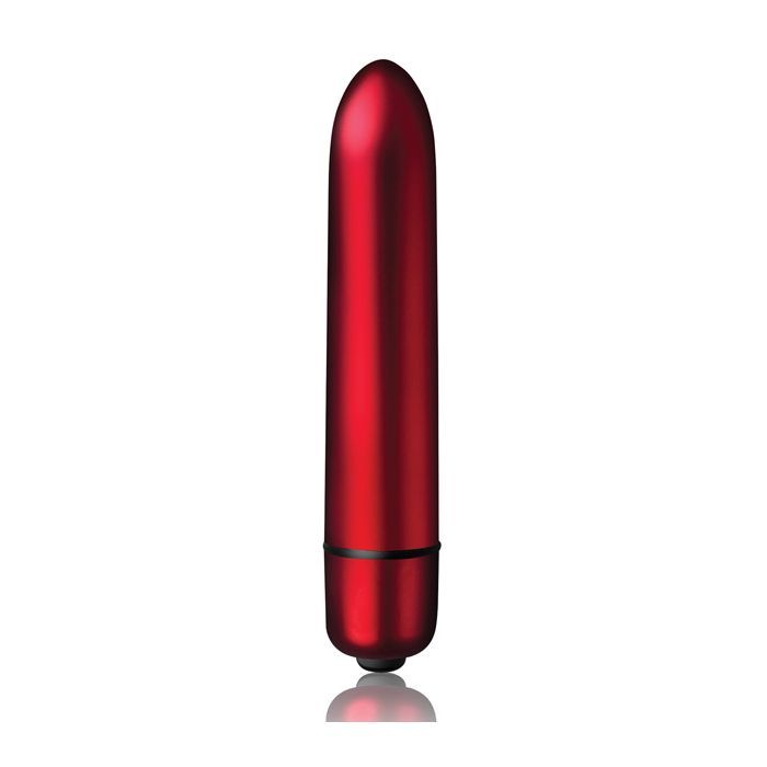 Close-up photo of the Truly Yours Scarlet Vibrator from Rocks Off (red).