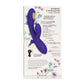 Photo of the back of the box for the mpulse Intimate E-Stimulator Dual Wand Silicone Vibrator, from CalExotics.
