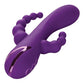 Back side angle view of the toy shows its unique beaded stimulators as well as G-spot vibrator.