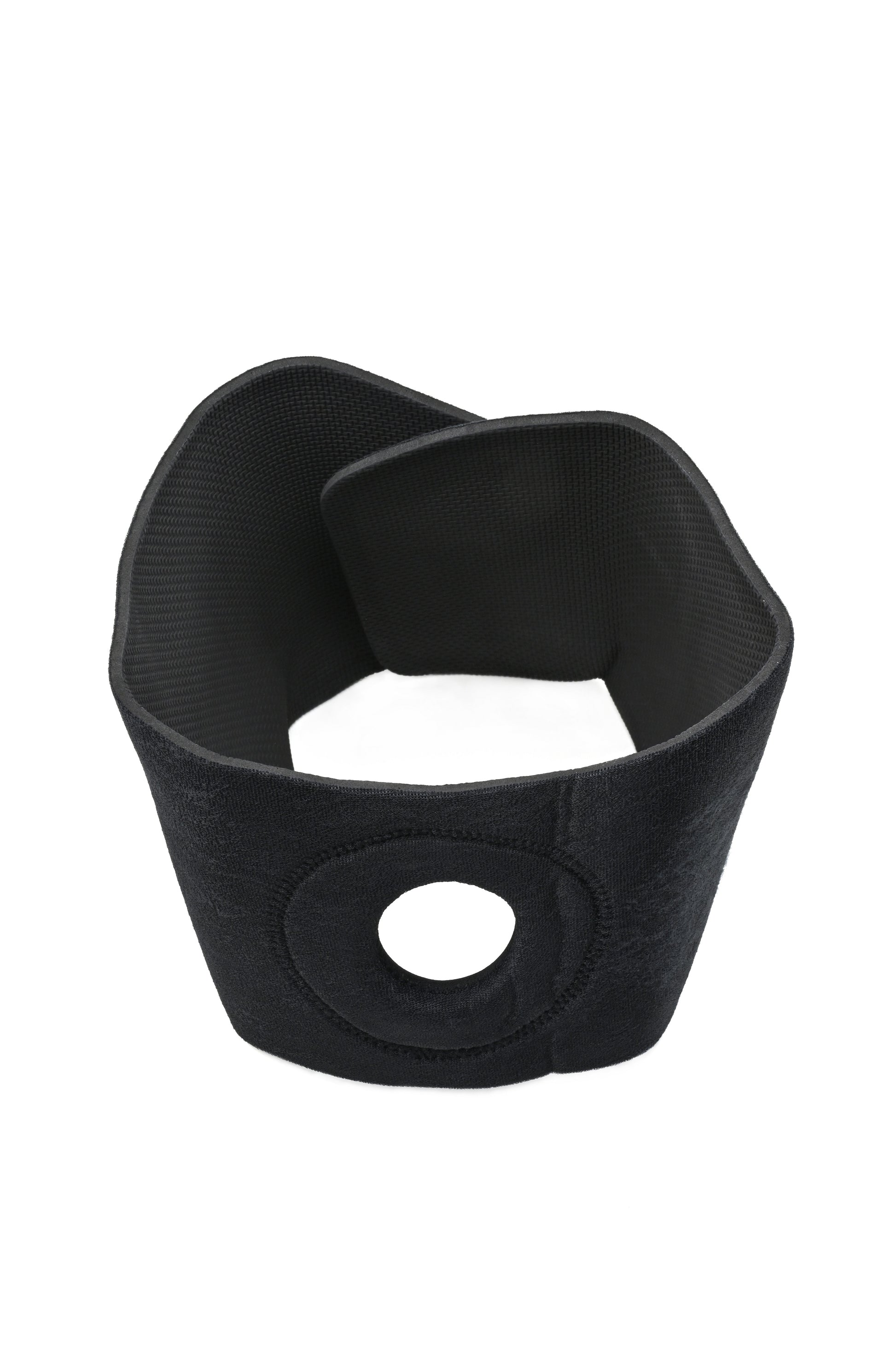 Photo of the thigh harness from the front to show its size and width.