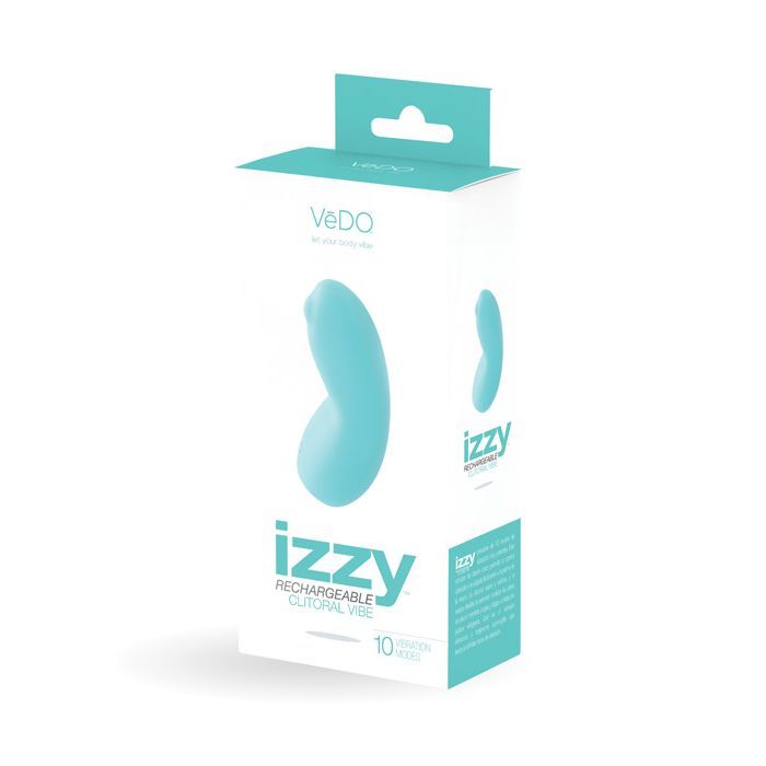 VeDO Izzy Lay On Vibe in its box (turquoise).