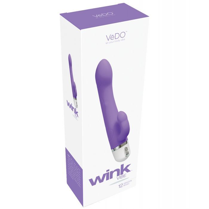VeDO Wink Battery Operated Slim Vibrator in its box (orchid).