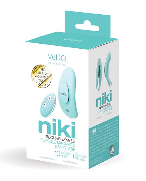 VeDO Niki Panty Vibe in its box (turquoise).