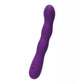 Side angle view of the vibe showing its comfortable curves (purple).