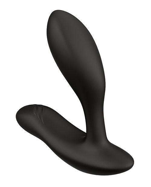 Back view of the toy showing its shape and angles (black).