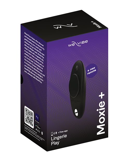 We-Vibe Moxie + (black) in box.