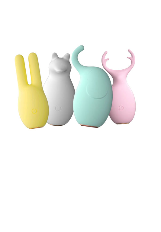 Group photo of the different options for the Wild Pleasure vibrators.