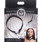 Master Series Lock-It Heart Lock and Key Choker in package.