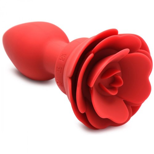 Side view of the rose butt plug.