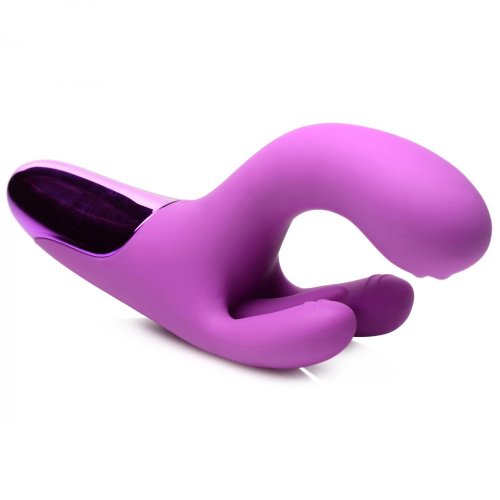 A side view of the purple option of the Triple Rabbit.
